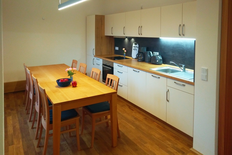 Large apartment kitchen
