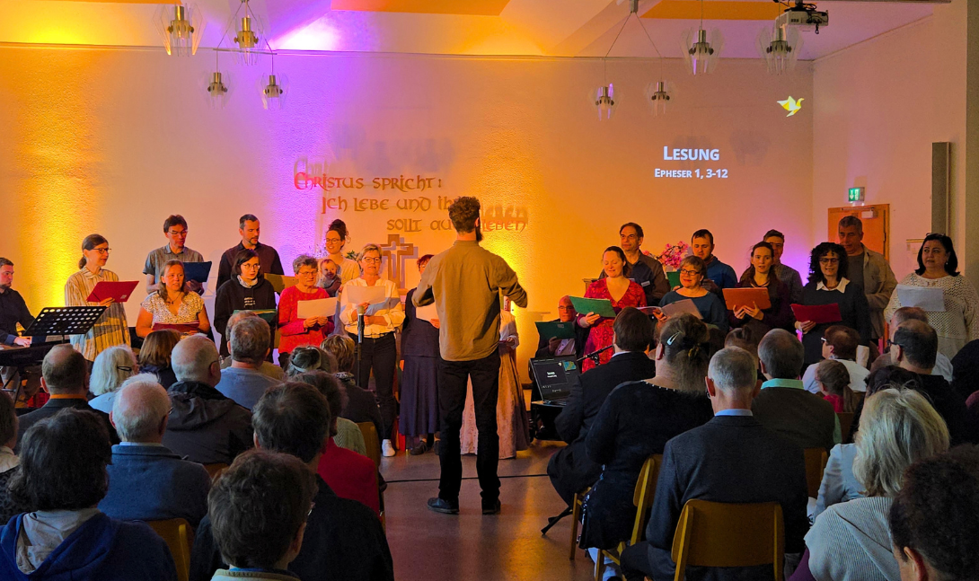 Banner Stiftungstreffen 2027 mit Gottesdienst im Saal
